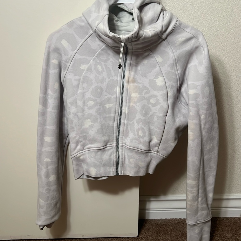 Lululemon Crop Zip Up Hoodie